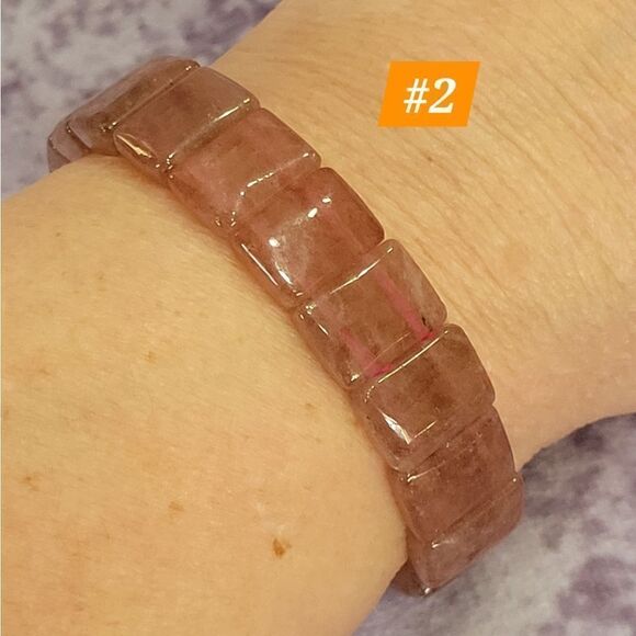 Strawberry Quartz Bracelets - Picture 9 of 10